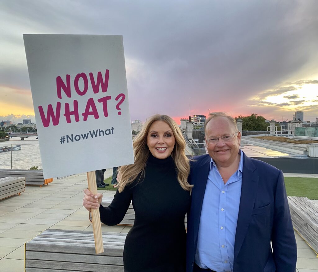 Chris Rennard with Carol Vorderman